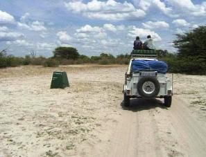 Road conditions Moremi Botswana